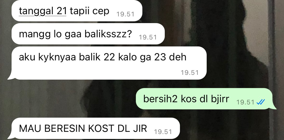 orangorang yang bersihin kost kl mau balik doang: