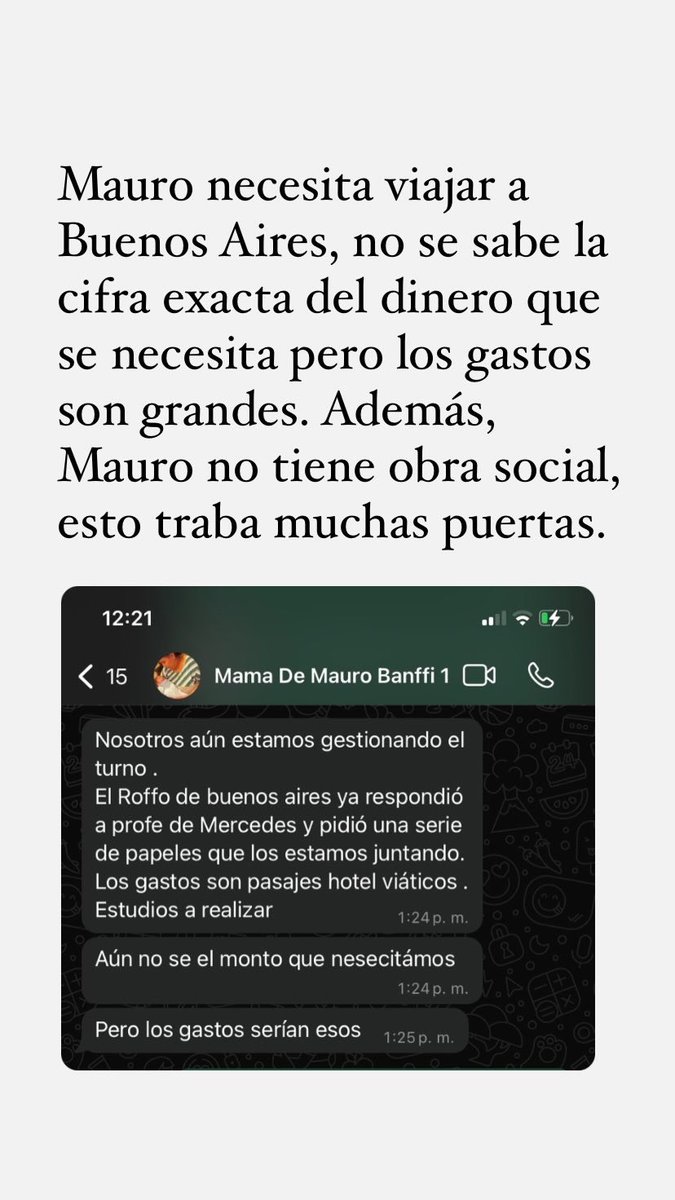Buen día gente, estoy vendiendo números de rifa a beneficio de Mauro banffi, un chico de mi barrio que necesita una cita médica con un oncólogo en bs as. El que quiera uno me puede mandar un mensaje, gracias y que tengan lindo viernes 💗🫶🏻