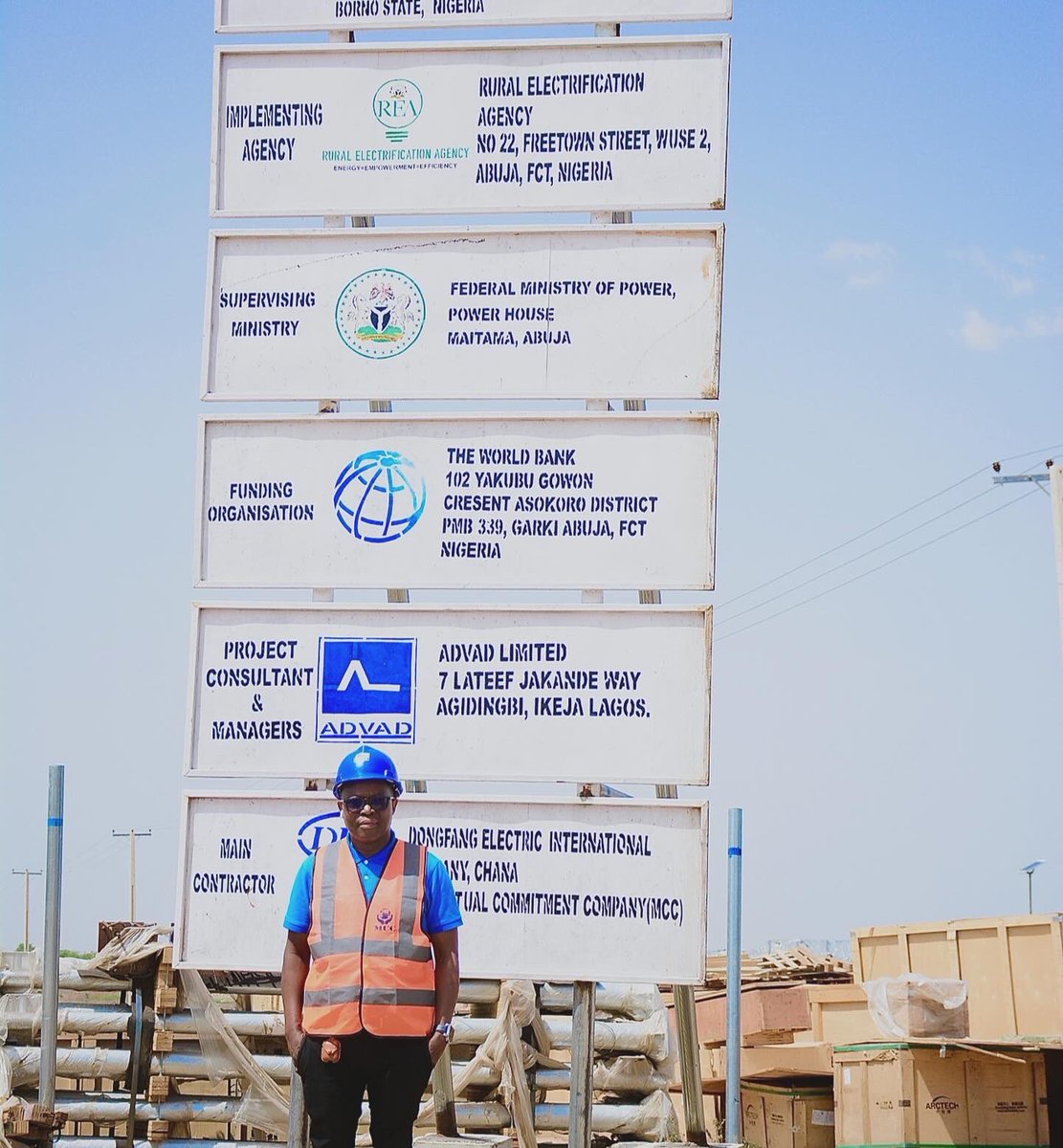 Woye (@woye1) on Twitter photo I visited on- going 12MW Solar Hybrid Power Plant of <a href="/uni_maid/">UNIMAID</a> construction by <a href="/TheREANigeria/">REANigeria</a>
2: this power plant will power the University and the teaching hospital. <a href="/abbaaliyu_/">Abba Aliyu</a> <a href="/BayoAdelabu/">Bayo Adelabu</a> <a href="/federal_power/">Federal Ministry of Power</a> <a href="/NGRPresident/">Presidency Nigeria</a> <a href="/senatorbash/">Bashir Usman, FCA</a> <a href="/SEforALLorg/">Sustainable Energy for All | #SDG7BeBold</a> <a href="/DamilolaSDG7/">Damilola Ogunbiyi</a> <a href="/NigeriaGov/">Government of Nigeria</a> I visited on- going 12MW Solar Hybrid Power Plant of <a href="/uni_maid/">UNIMAID</a> construction by <a href="/TheREANigeria/">REANigeria</a>
2: this power plant will power the University and the teaching hospital. <a href="/abbaaliyu_/">Abba Aliyu</a> <a href="/BayoAdelabu/">Bayo Adelabu</a> <a href="/federal_power/">Federal Ministry of Power</a> <a href="/NGRPresident/">Presidency Nigeria</a> <a href="/senatorbash/">Bashir Usman, FCA</a> <a href="/SEforALLorg/">Sustainable Energy for All | #SDG7BeBold</a> <a href="/DamilolaSDG7/">Damilola Ogunbiyi</a> <a href="/NigeriaGov/">Government of Nigeria</a>