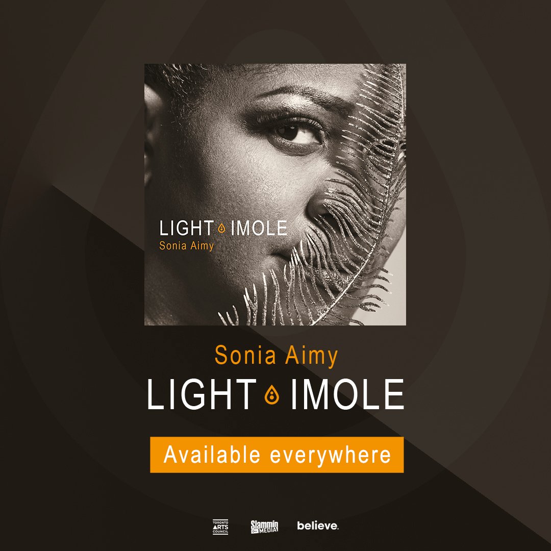 Sonia Aimy (@soniaaimy) on Twitter photo My album "Light – Imole" is finally here and OUT NOW - available on all digital platforms!🎉
Get your tickets for the album release party at <a href="/theelmocambo/">El Mocambo</a> that is TONIGHT🎫➡ tix.to/SaimyliveTW/qs…
LISTEN 'Light-Imole'➡lnk.to/limoleTW
<a href="/believe/">Believe</a> <a href="/awafesttoronto/">African Women Acting Festival Toronto</a> My album "Light – Imole" is finally here and OUT NOW - available on all digital platforms!🎉
Get your tickets for the album release party at <a href="/theelmocambo/">El Mocambo</a> that is TONIGHT🎫➡ tix.to/SaimyliveTW/qs…
LISTEN 'Light-Imole'➡lnk.to/limoleTW
<a href="/believe/">Believe</a> <a href="/awafesttoronto/">African Women Acting Festival Toronto</a>