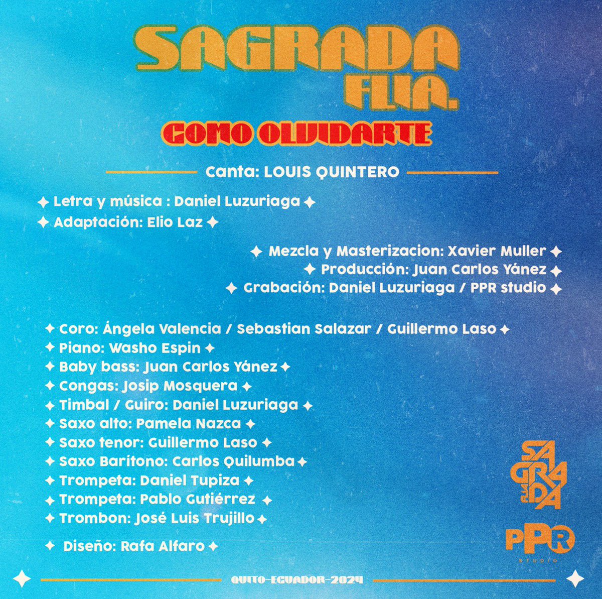 sagradarumba's tweet photo. Una cumbia para el alma. ❤️

Ya está disponible en todas las plataformas nuestro nuevo número COMO OLVIDARTE que viene cargado de sentimiento y sabor!

COMO PODER OLVIDAR ESA MANERA DE AMAR….. 
 
Official Lyric Video ⬇️
https://t.co/6f2A9Lp1Rz https://t.co/b0RJX3TGUz
