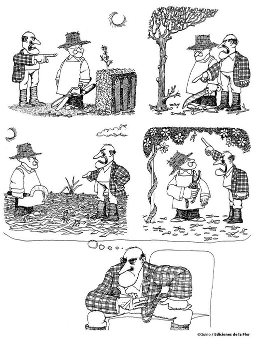 AHGArgentino's tweet photo. Por Quino (1932-2020) https://t.co/t3eU3sdViC