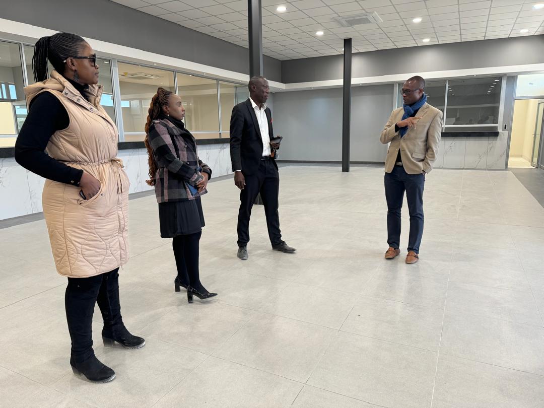 FinanceNamibia's tweet image. The Minister made a surprise visit to the Mamuno/Buitepos Trans-Kalahari Border Post to check progress on the ongoing preparations for the launch of the One-Stop Border Post (OSBP) later this year.  #TransKalahari #BorderPost #OneStopBorderPost