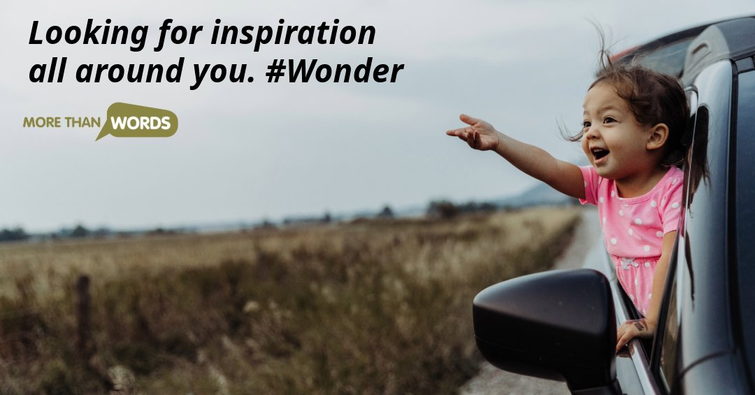 Take some time to find inspiration wherever you are this weekend. #Wonder