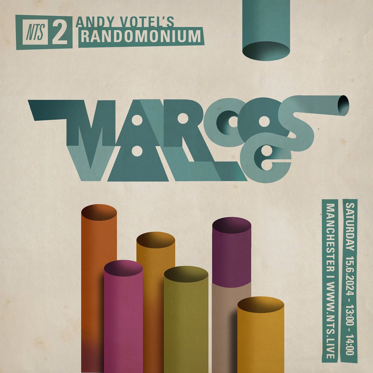 AndyVotel's tweet photo. THIS SATURDAY @NTSlive The latest episode of my long running #Randomonium radio show. Celebrating the summer-solstice with a MARCOS VALLE SPECIAL (which also honours his 80th Bday & tour). Brazil-rarities for the first section, then an action packed Marcus Valle Mega Mix (MVMM)⚫️ https://t.co/fpgDmumTVF