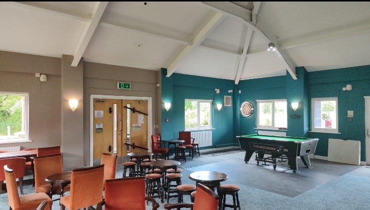 The members’ lounge has now been refurbished. It can be booked for functions up to 50 people