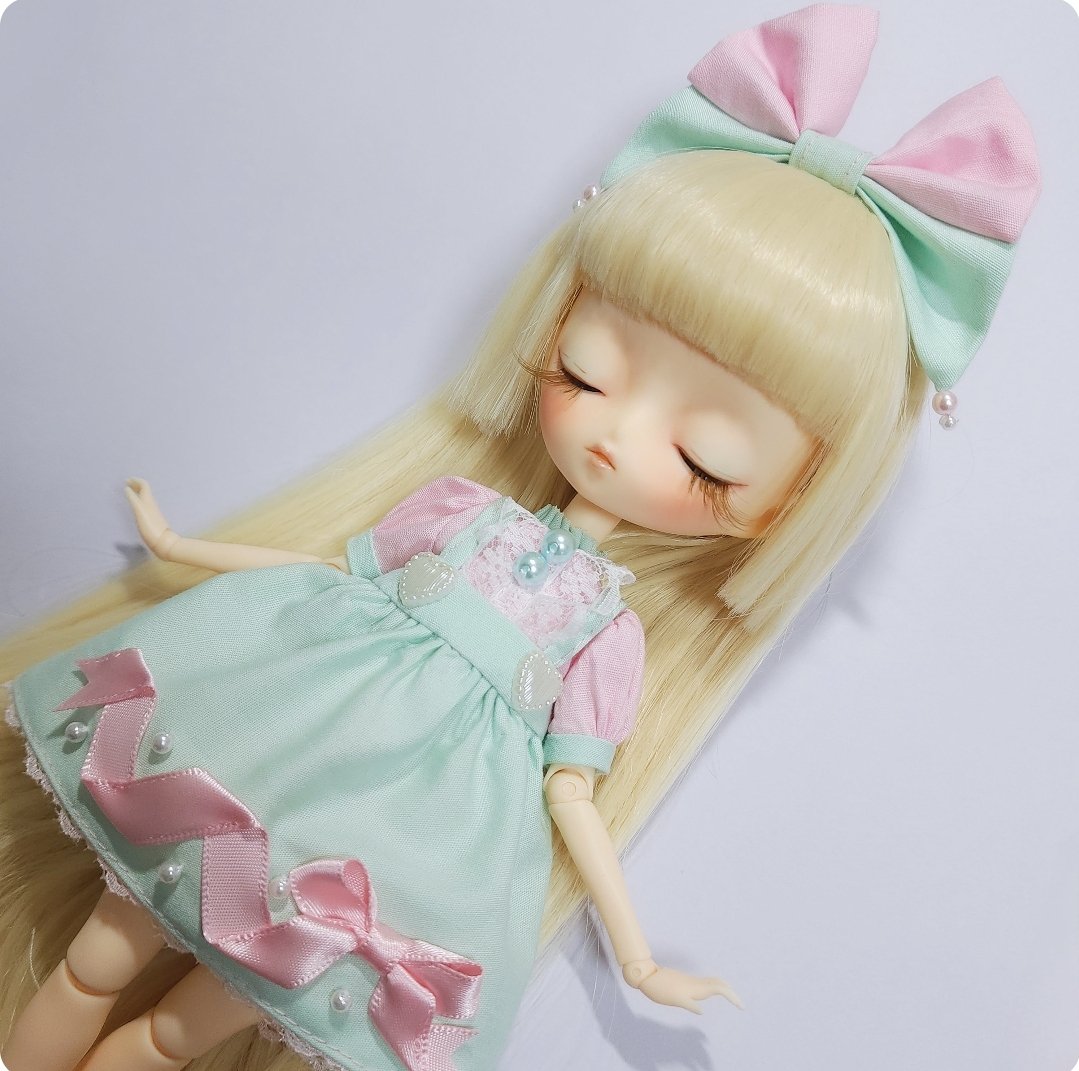 ari_aromantic's tweet photo. キャンディーカラーセットをハルモニアさんサイズで作りました🍬
7月7日アイドール東京にて販売いたします🌸 https://t.co/IZViepIqF2
