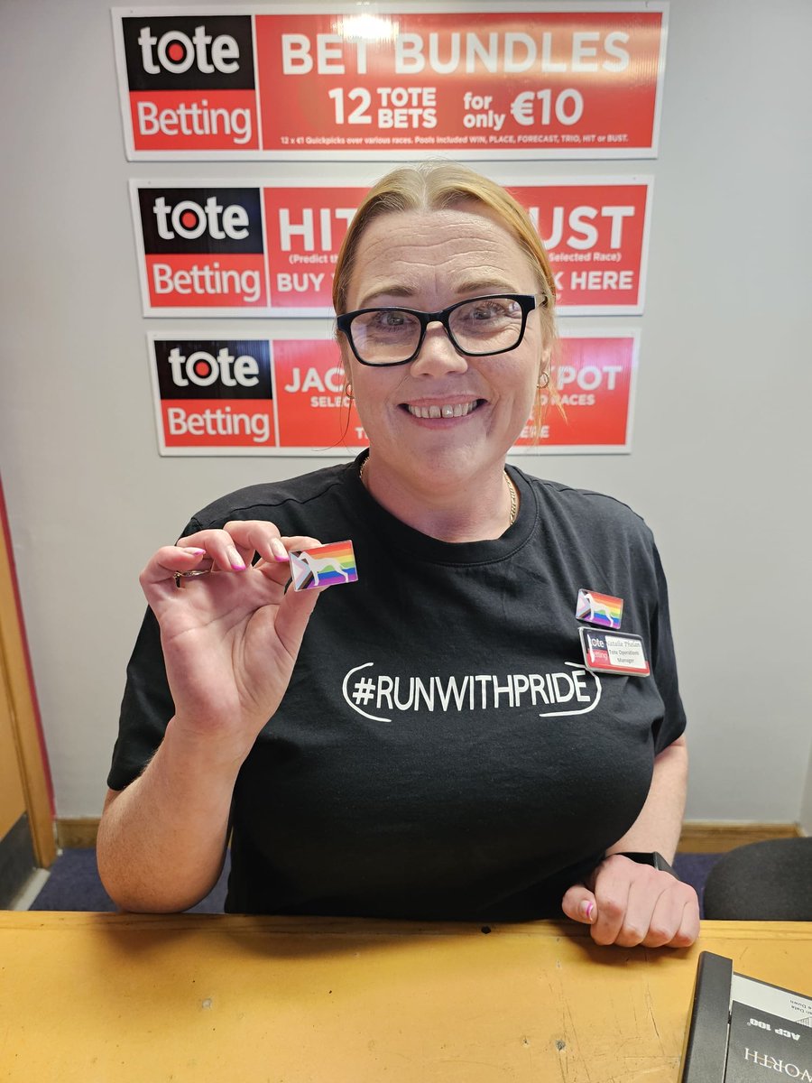 newbridgedogs's tweet image. 🏳️‍🌈 Get your pin tonight here in Newbridge and support Pride Month!

Our Tote team will be raising funds throughout June by selling a beautiful Greyhound #RunWithPride badge for just €5, all money raised will be donated to mental health charity.

#GoGreyhoundRacing #ThisRunsDeep