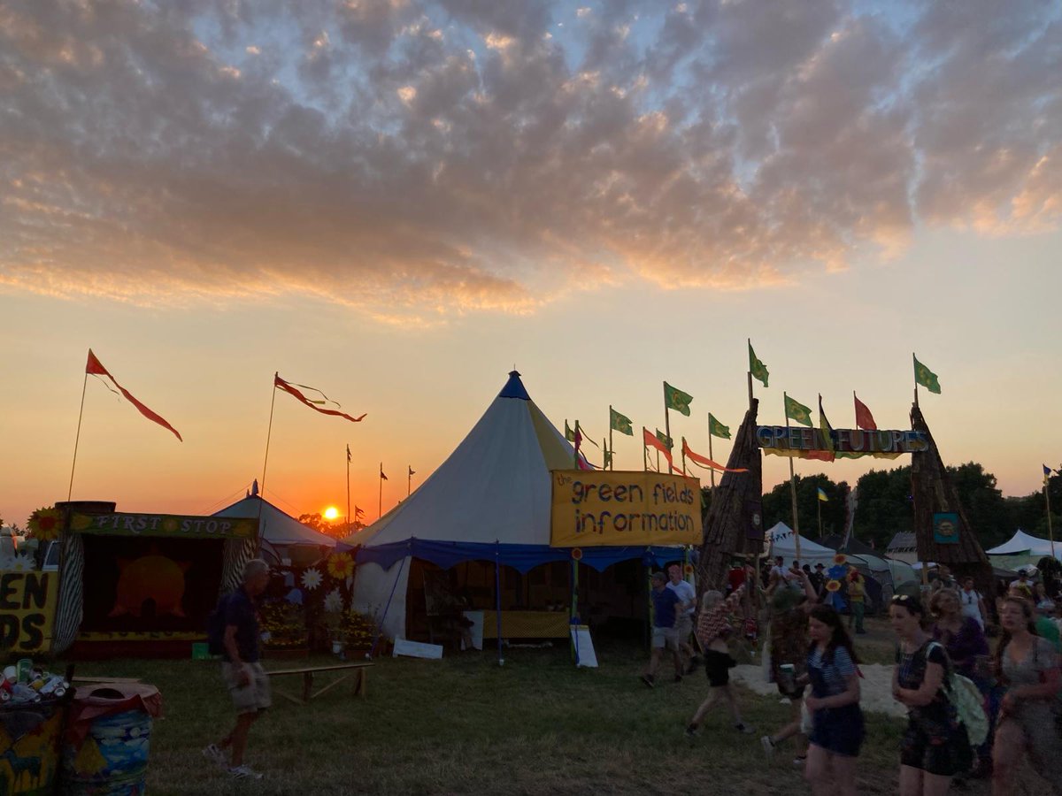 Glastonbury Green Fields Information tweet media