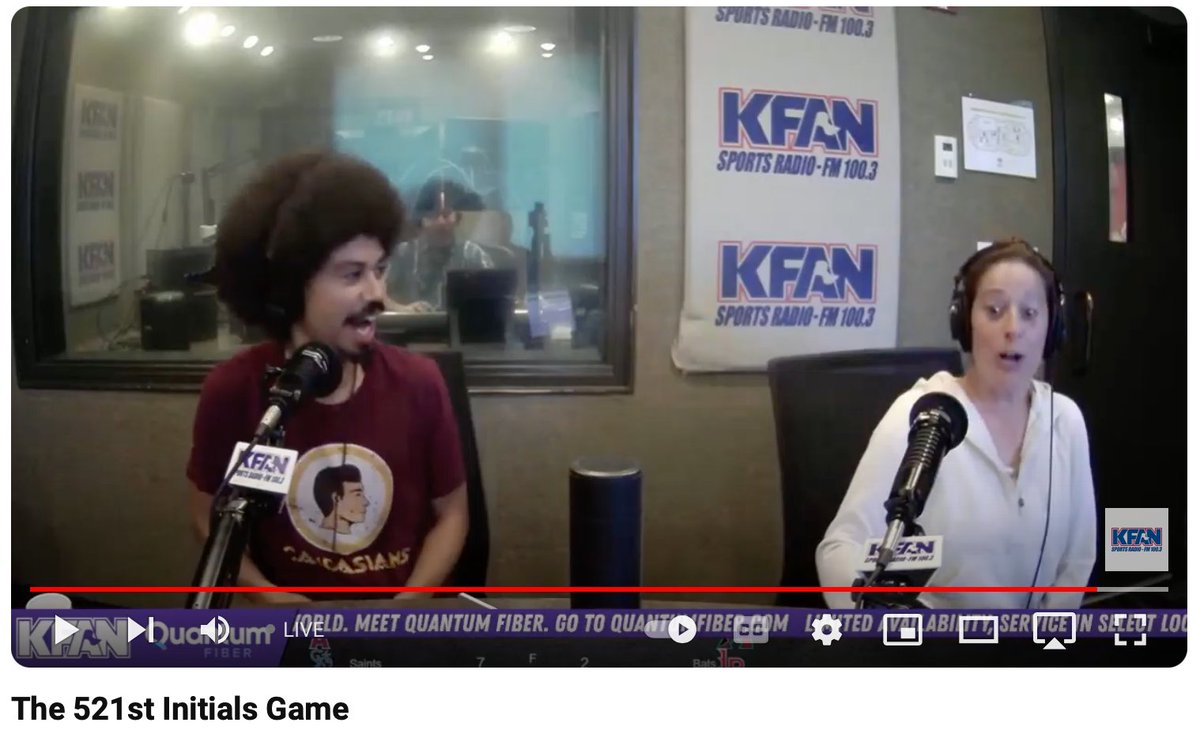 spencerkramber's tweet photo. The look you make when you (@MarneyGellner ) just realized you've sworn live on-air on the @PowerTripKFAN ! #dumpbutton

@Chris_Hawkey 
@KFANFIGHTS @MeatSauce1 
@ZachHalverson https://t.co/IABQq6Ybne