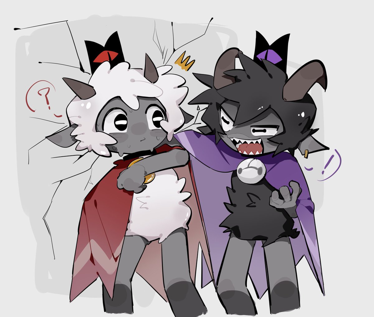 不知道为什么  反正想到就画了🖊️
#cultofthelamb