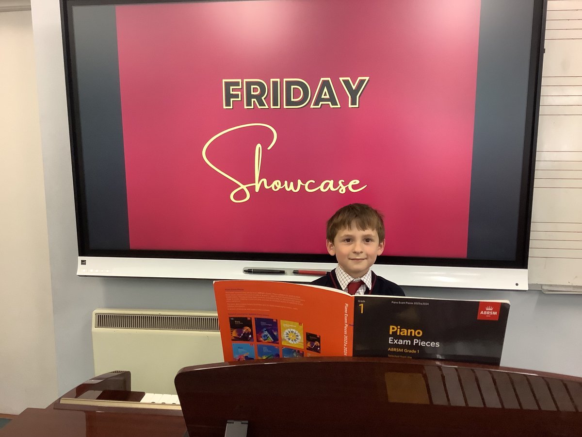 And just like that the final Friday Showcase is over! Thank you to all the boys who performed this year, and to today’s pianists Hugo, George and Thomas.