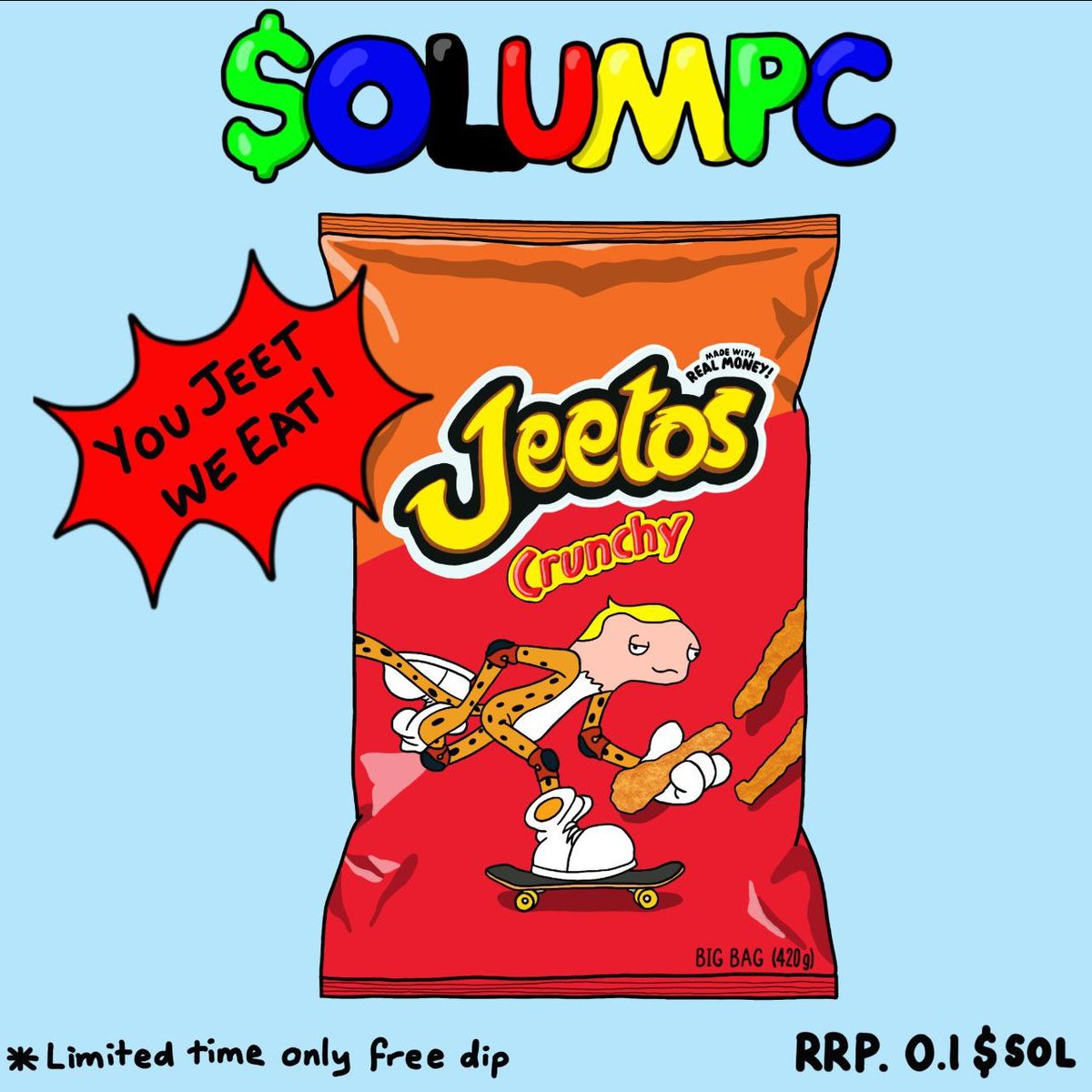 Day 60 Continues: Introducing the official snack of the Olumpecs - Jeetos!

You jeet, we eat!