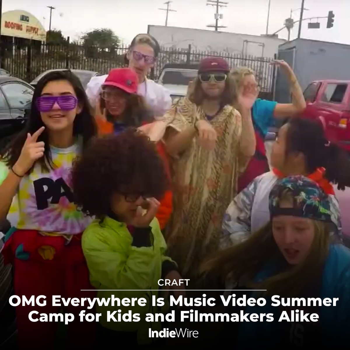 IndieWire's tweet photo. Daniel Scheinert tells IndieWire about the importance of making stuff with kids and the camp that L.A.-based music video creators put on for students: https://t.co/1gM8rgdlAL https://t.co/bgoXw3LtkN