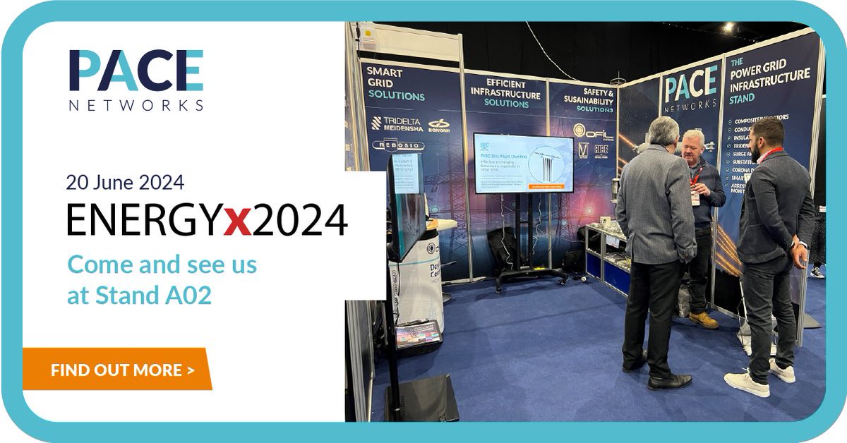 PACE_Networks's tweet image. PACE Networks at Energy X - South
We’re excited to be attending EnergyX 2024! The premier event for energy professionals, 20 June 2024 Newbury Racecourse.

#EnergyXSouth2024 #EnergyIndustry #Infrastructure #Technology #Networking #Innovation #PACENetworks
pace-networks.com/rail-technolog…