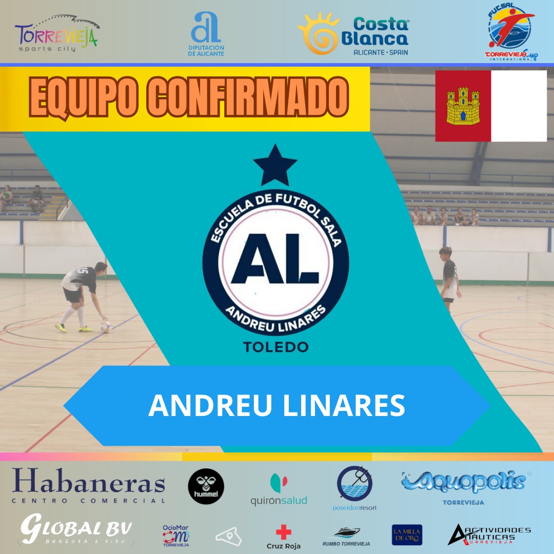 Torrevieja Int. Cup (@torreviejacup) on Twitter photo 🔵‼️Confirmamos al <a href="/AndreuLinaresFS/">AndreuLinaresEFS</a> para la modalidad de Futsal en la edición de Verano de la Torrevieja International Cup
😊 Un honor contar con vosotros una nueva edición
#TorreviejaIntCup2024 #TIC2024 #TICSemanaSanta2024 #TICVerano2024 #futsal 🔵‼️Confirmamos al <a href="/AndreuLinaresFS/">AndreuLinaresEFS</a> para la modalidad de Futsal en la edición de Verano de la Torrevieja International Cup
😊 Un honor contar con vosotros una nueva edición
#TorreviejaIntCup2024 #TIC2024 #TICSemanaSanta2024 #TICVerano2024 #futsal