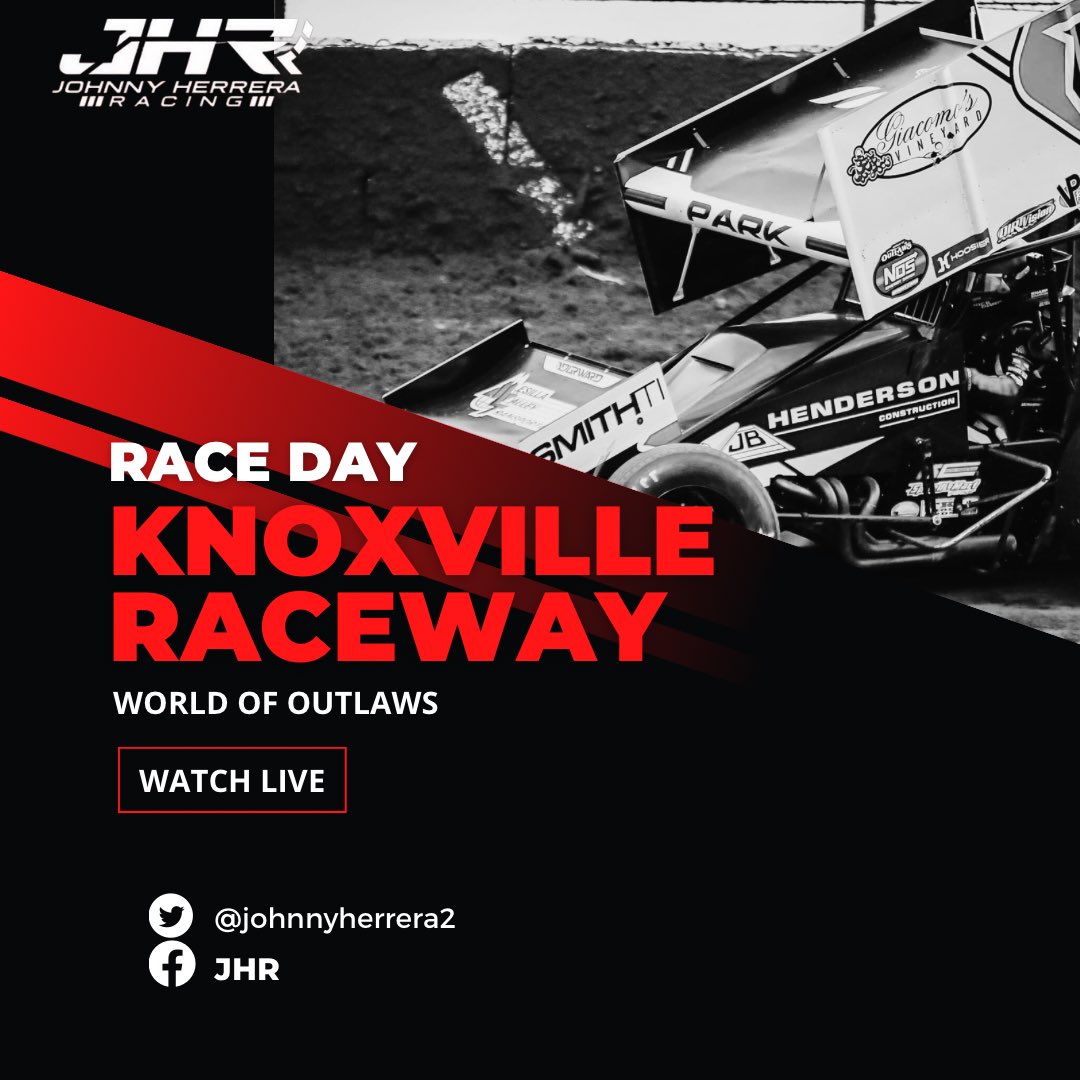 Back racing with the World of Outlaws Sprint Car Series this weekend 🏁

2 nights at the Sprint Car Capital starting today‼️

If you can’t make it, be sure to watch live on DirtVision 

📍Knoxville Raceway
🏆 World of Outlaws
🎥 DirtVision