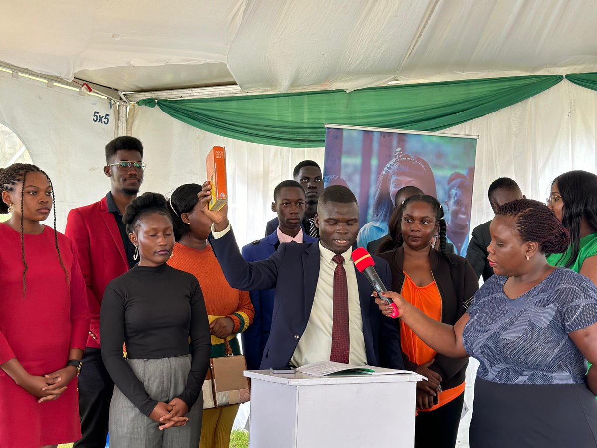 CIUuga's tweet photo. Witnessing the swearing-in of the new Guild Council at Clarke International University! Excited for the future and the incredible journey ahead. Let's continue to make positive changes together. #CIU #GuildCouncil #Leadership #NewBeginnings #StudentEngagement #CIU #Lead #Innovate https://t.co/YCCgwp24BX