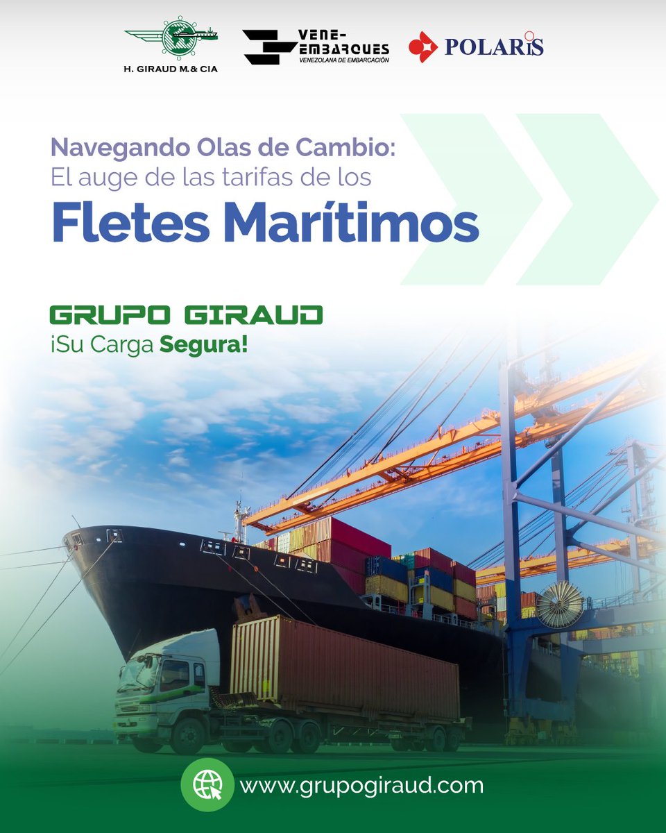 #Viernes14junio Las tarifas de carga marítima están experimentando un cambio significativo desde principios de mayo.🌐 Te ayudamos a entender el contexto qué está impulsando este aumento.🌊 Amplía los detalles aquí 👇 acortar.link/dpMDRA