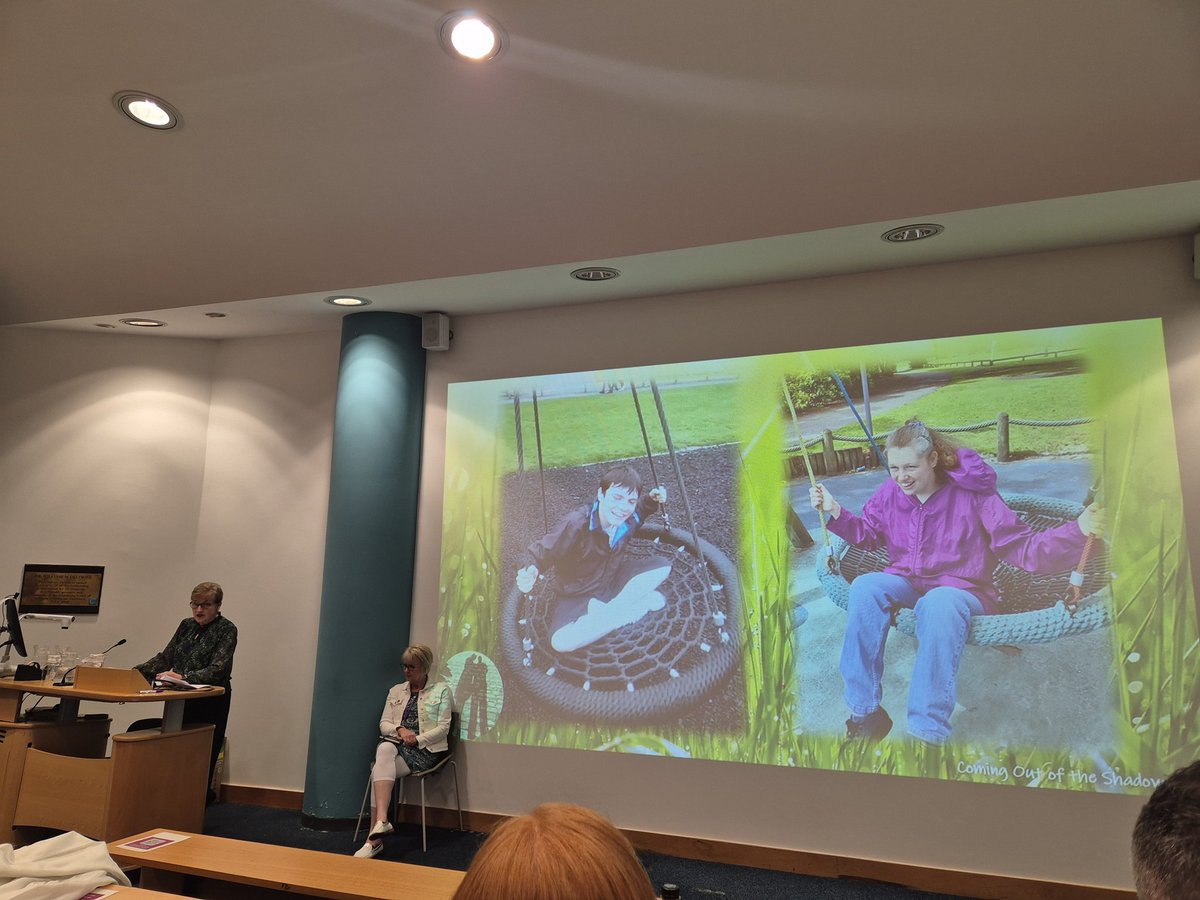 Looking at the importance of #learningdisability nurses to promote the health and care of people with #PMLD, and the need for effective hospital pathways. With lived experience from Lauren's mum, and Jason's mum 💕
<a href="/PAMIS_Scotland/">PAMIS</a> @SCLDNews <a href="/NHSScotCareers/">NHSScotland Careers</a> #SLDNN24
