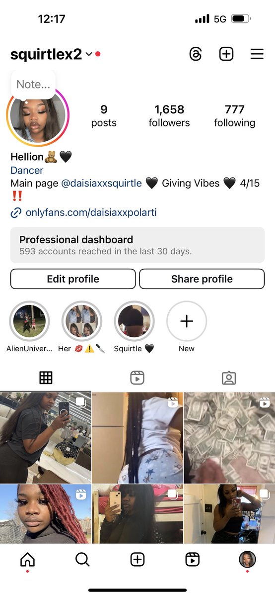 I only have 2 pages and the third is my kids account . Don’t get tricked thinking it’s me 💯💯.