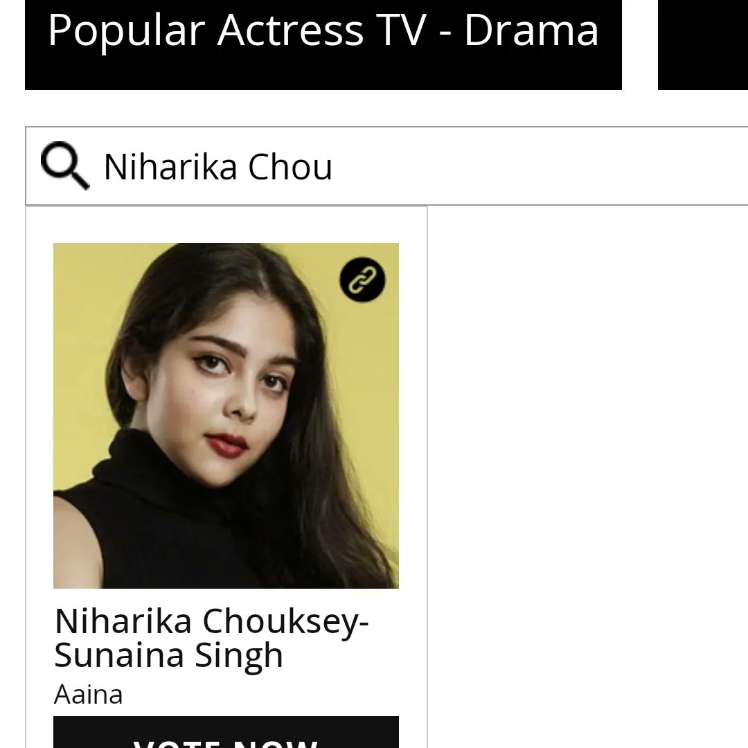 Voteee for #NiharikaChouksey

Popular Actress TV-Drama  #Niharika
Popular Serial TV-Drama #Aaina

Click the link
ita2024.indiantelevisionacademy.com

#ITA2024 #ITAAwards2024 #Serial #Drama #Actress <a href="/TheITA_Official/">#ITAAwards</a> <a href="/NiharikaChouks3/">Niharika Chouksey</a> #dangaltv #dangal <a href="/DangalTV/">Dangal TV Channel</a> <a href="/niharikachoukse/">Niharika Chouksey</a> <a href="/anuranjan1010/">Anu Ranjan</a>