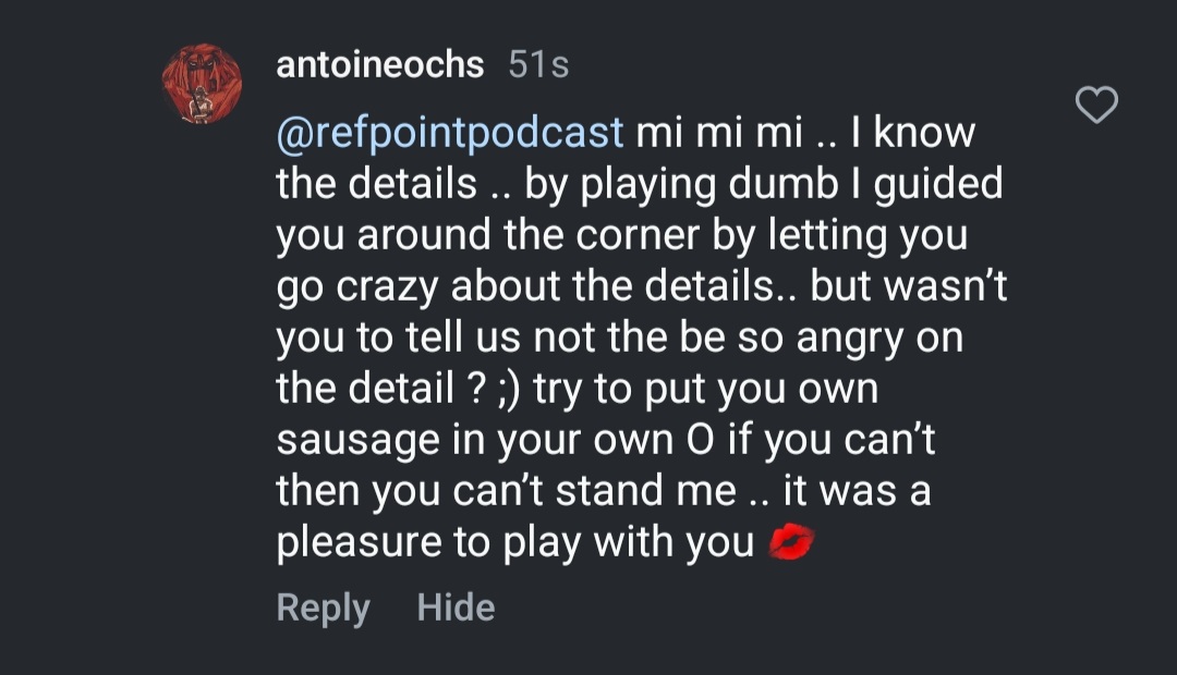 RefPointPodcast's tweet photo. 💀💀💀💀

Can anyone translate dumbass for me? https://t.co/HWLea6fBnL
