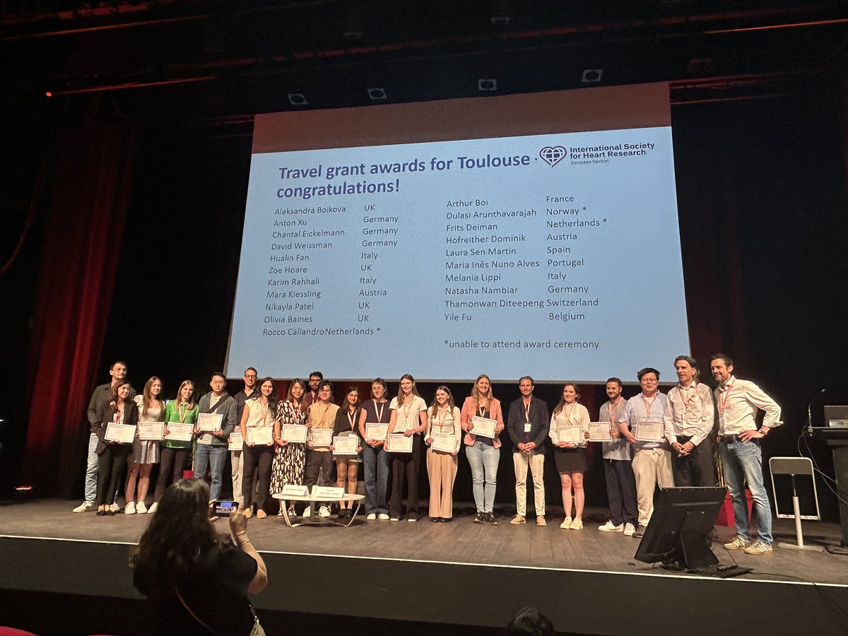 Monika Gladka (@monikagladka) on Twitter photo Congratulations to our PhD student <a href="/Rocco_Caliandro/">Rocco Caliandro</a>
for giving a great talk and winning a travel grant during the <a href="/ISHR_ES/">ISHR European Section</a> meeting in Toulouse! <a href="/ISHR_ECI/">ISHR International ECI Committee</a> <a href="/JMCCPlus/">JMCC Plus</a> It was truly a wonderful meeting! Congratulations to our PhD student <a href="/Rocco_Caliandro/">Rocco Caliandro</a>
for giving a great talk and winning a travel grant during the <a href="/ISHR_ES/">ISHR European Section</a> meeting in Toulouse! <a href="/ISHR_ECI/">ISHR International ECI Committee</a> <a href="/JMCCPlus/">JMCC Plus</a> It was truly a wonderful meeting!