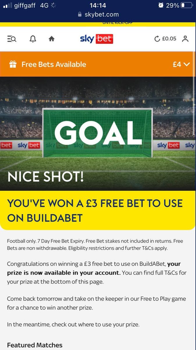 Christoffo91's tweet photo. @SkyBet #SkyBetDailyShootOut https://t.co/LOzgq7HXKf