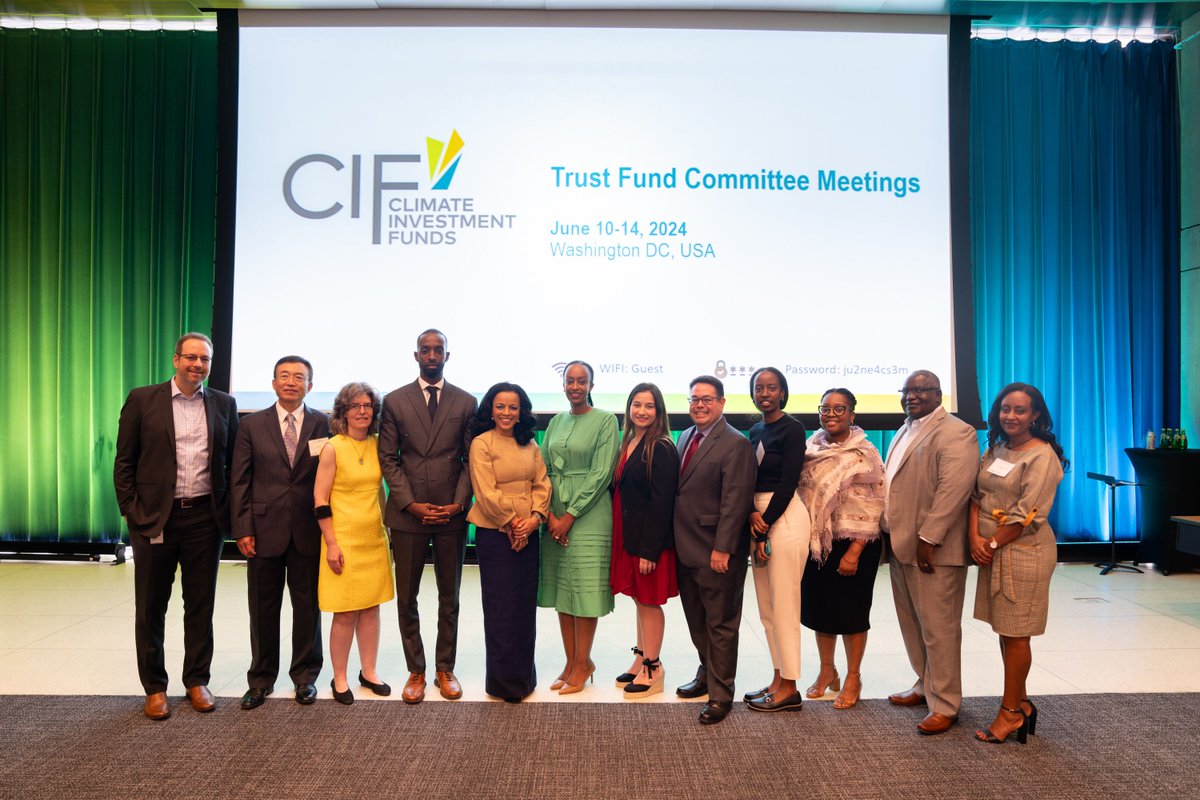 We're proud to announce that <a href="/CIF_Action/">CIF</a> governing board has endorsed $31M- Rwanda's Nature, People, and Climate Investment Plan! This will improve land, forest, and wetland management, reduce climate risk for Kaduha-Gitwe corridor, and launch Rwanda's wildlife Conservation Bond