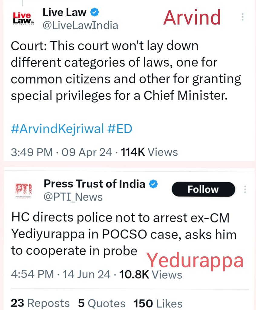 MahuaMoitraFans's tweet photo. Different people, Different law. 😏 https://t.co/JScv1LybUQ