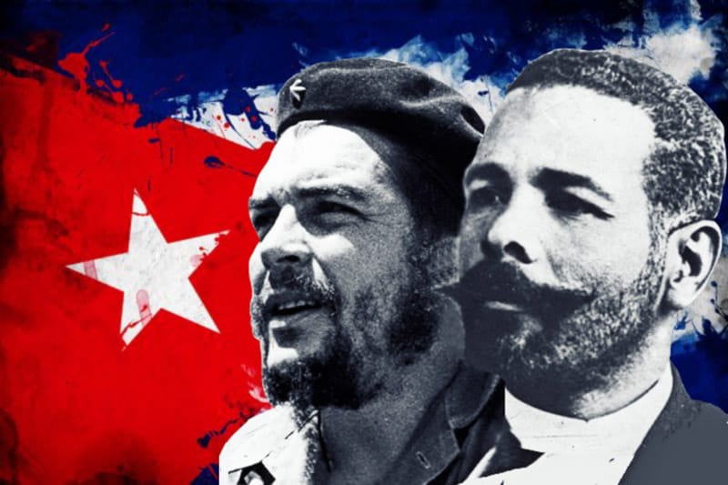 Homenaje a dos hombres extraordinarios, que han dejado profunda huella en la historia de nuestra Patria: Maceo y el Che, símbolos insuperables de valor e intransigencia revolucionaria.