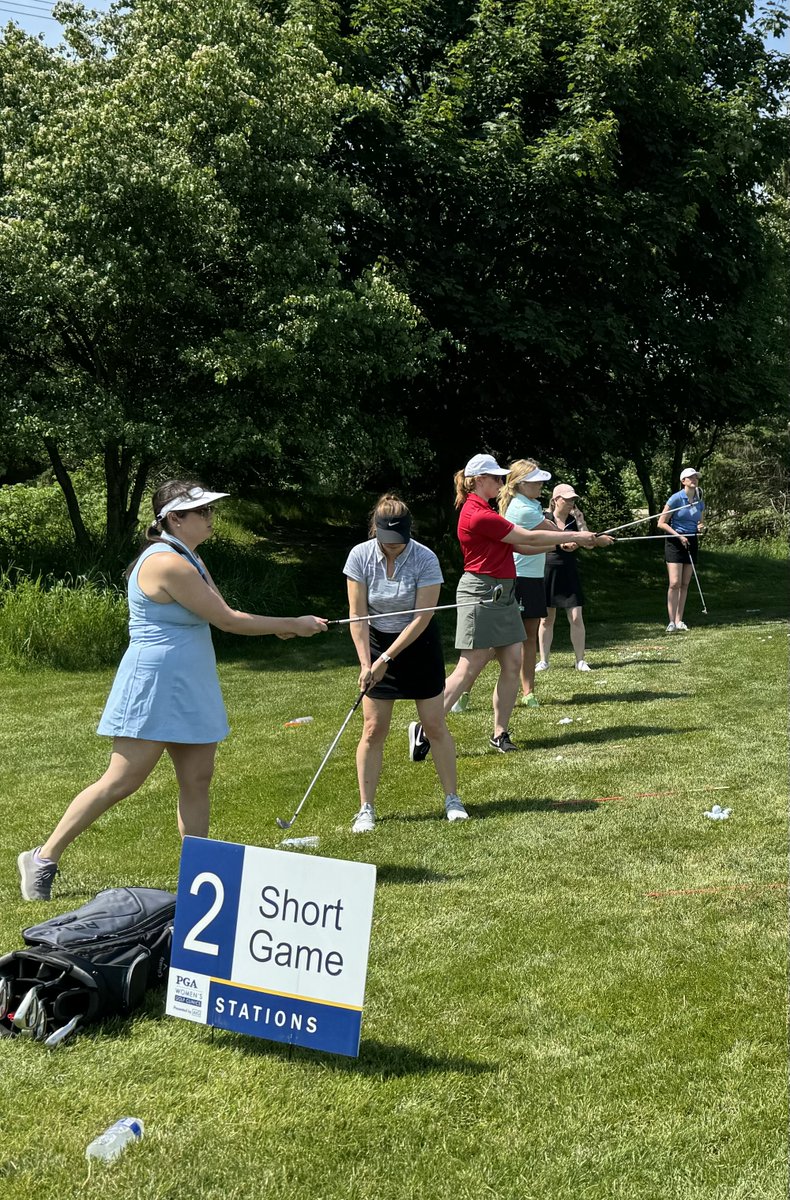 KemperSports's tweet image. To begin #KSPDMonth, @HawthornWoodsCC served as 1 of 12 host sites nationwide for the @PGA's 2024 Women's Clinic series. With a max student coach-ratio of 8:1, women receive personalized instruction covering full swing, short game and putting, plus on-course playing lessons.