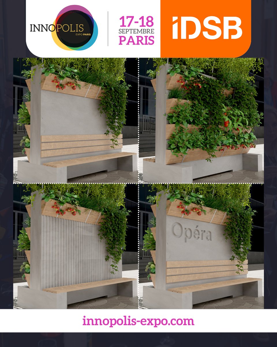 🌿 La ville se rafraîchit sur Innopolis Expo avec IDSB : Innover Durablement des Solutions pour Bâtir ! 🌿

📅 Pour cette 4e édition, accueillons une nouvelle entreprise innovante dans la végétalisation et le rafraîchissement de l’espace public.