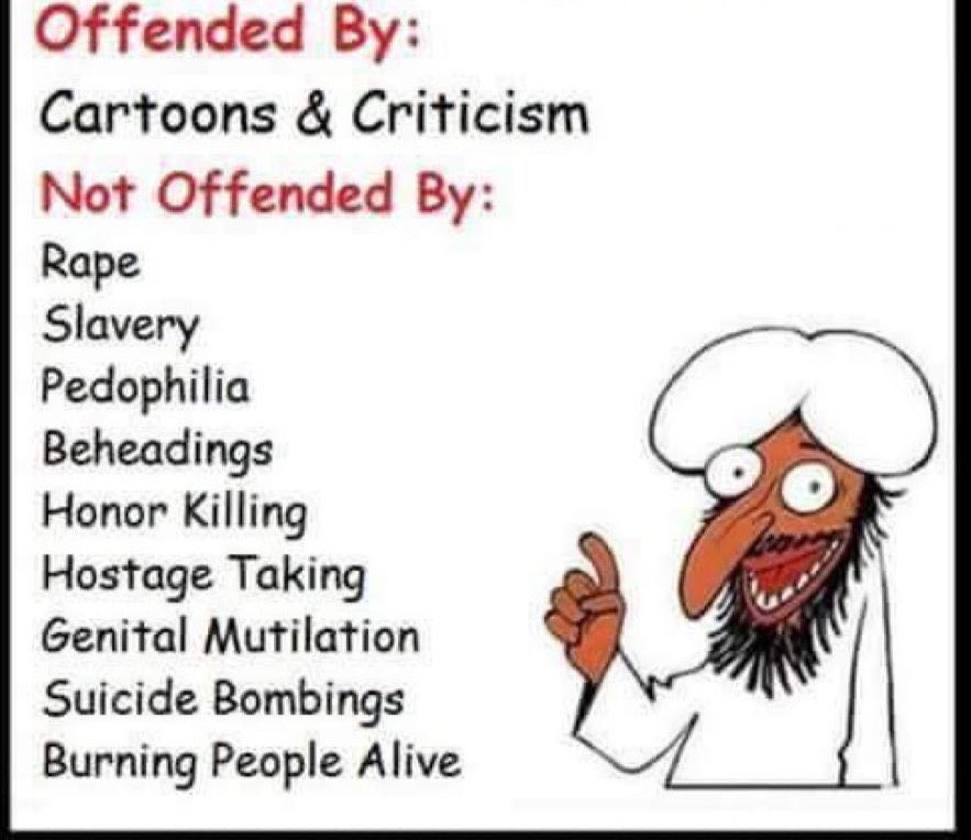 Latens_Verax's tweet photo. Så här illa står det till med islam:

Många känner en dragning till förebilden Muhammed. Det han förordade och själv gjorde, utgör Islams rättesnöre.

Utan våld och erövring så faller allt ihop som ett korthus. Därför kan inte ideologin reformeras. https://t.co/IC3Y6eJk7j