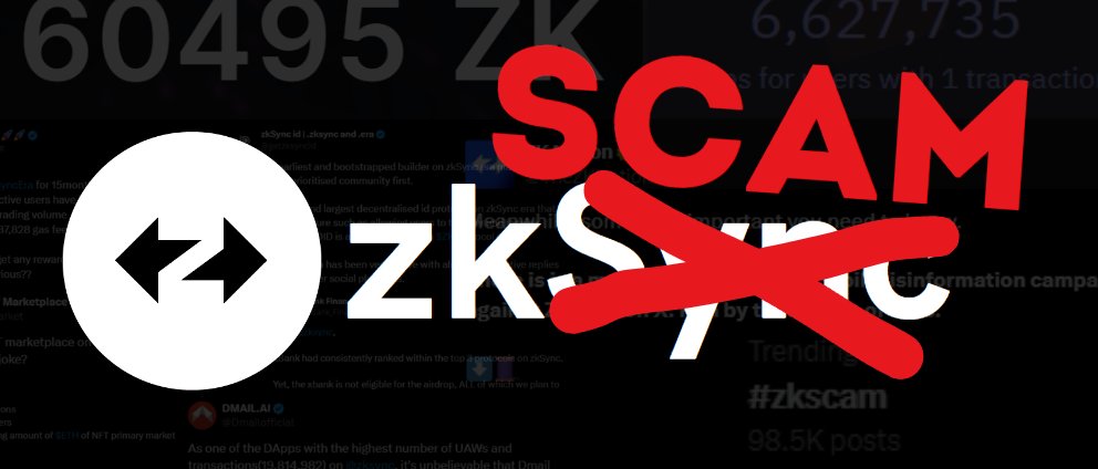 If you have heard from the zksync community in the last few days, please respect the community as always and do not list $ZK.  This is against the principles of decentralization.  Please be the voice of the community.

#ZkSyncScam #Zkscam