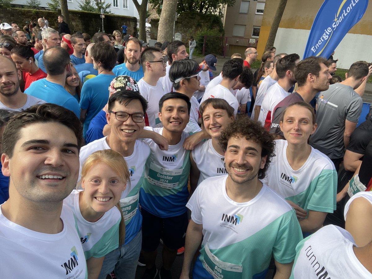 MatSynBio Group (@groupsyn) on Twitter photo Yesterday we as the #MatSynBio team had a lot of fun participating in the #FirmenlaufSaarbrücken. It was a great way to round off the first day of <a href="/Leibniz_INM/">Leibniz_INM</a> evaluation. Yesterday we as the #MatSynBio team had a lot of fun participating in the #FirmenlaufSaarbrücken. It was a great way to round off the first day of <a href="/Leibniz_INM/">Leibniz_INM</a> evaluation.