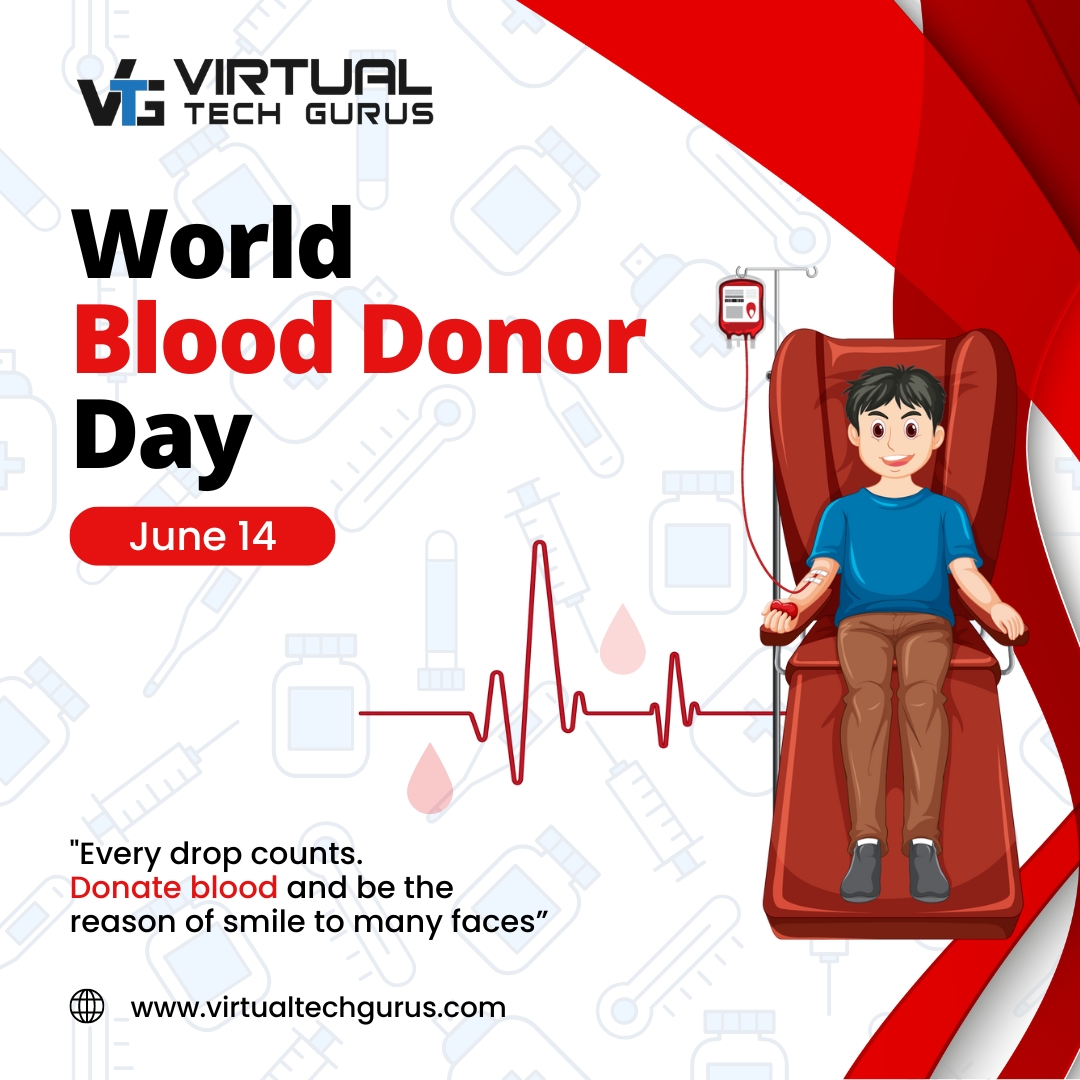 vtgindia's tweet image. 🌍 𝐂𝐞𝐥𝐞𝐛𝐫𝐚𝐭𝐞 𝐖𝐨𝐫𝐥𝐝 𝐁𝐥𝐨𝐨𝐝 𝐃𝐨𝐧𝐨𝐫 𝐃𝐚𝐲 𝐰𝐢𝐭𝐡 𝐕𝐢𝐫𝐭𝐮𝐚𝐥 𝐓𝐞𝐜𝐡 𝐆𝐮𝐫𝐮𝐬!🩸𝐍𝐞𝐞𝐝 𝐁𝐥𝐨𝐨𝐝? If you or someone you know is in need of blood, please 𝐜𝐨𝐧𝐭𝐚𝐜𝐭 𝐮𝐬 𝐚𝐭 +91-90036 35515. #WorldBloodDonorDay #DonateBlood #VirtualTechGurus