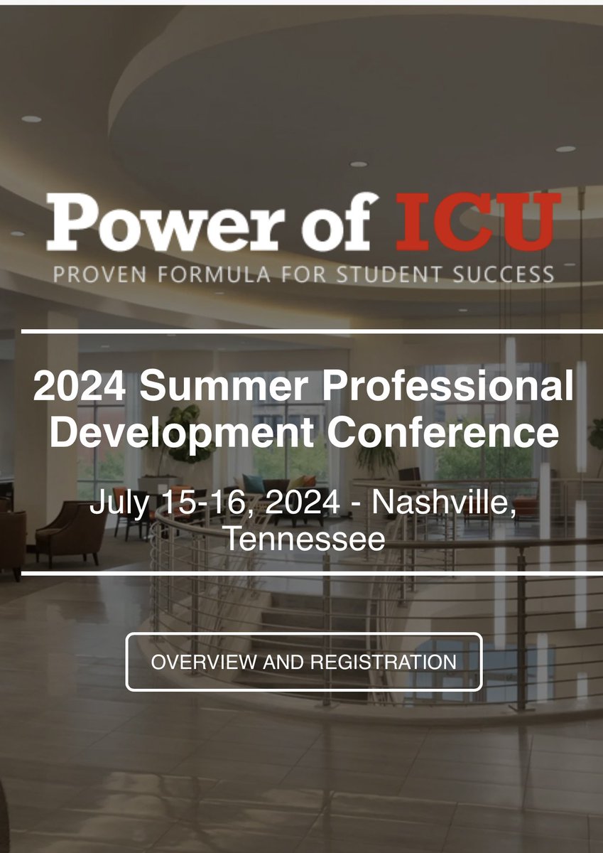 Ready for the next step? We have you covered! At ICU summer conference we will dive deep into Completion + Quality Assignments + Healthy Grading = Student Success. Teams learn from practitioners who have defeated S apathy, making assignment completion the norm. Join us in
