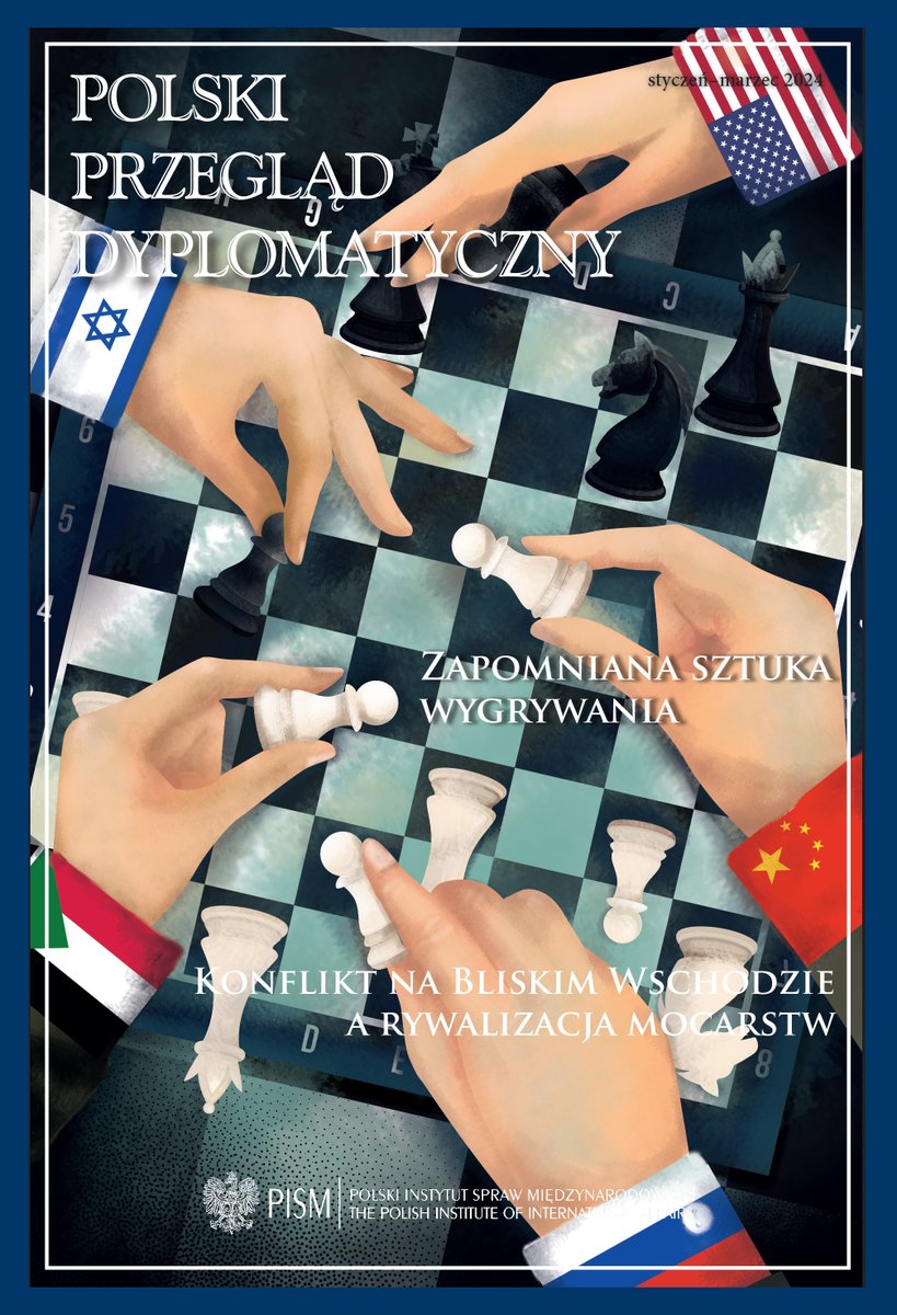 PPD_PISM's tweet image. "Wolny świat musi ponownie nauczyć się wykorzystywania własnych przewag i zwyciężania. Samo deeskalowanie, czy też &lt;obniżanie ryzyka konfliktu&gt;, nie jest żadną strategią zwycięstwa". O sztuce wygrywania pisze redaktor naczelny
@PPD_PISM @SlawomirDebski 👇 pism.pl/publikacje/zap…