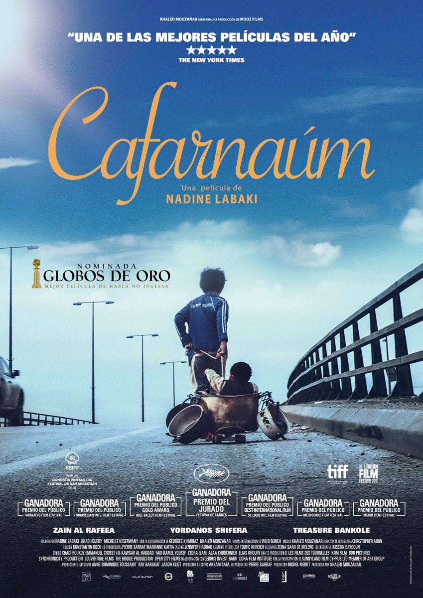 VerduCinema's tweet photo. CAFARNAÚM (2018) ⭐⭐⭐⭐⭐

Vista una de las películas más dura que he visto en mucho tiempo, que me hizo pensar en lo injusta que es la vida.
Dirigida por #NadineLabaki, te muestra el maltrato familiar, la pobreza, el hambre y sobre todo la pedofilia 😔
#Cafarnaúm
⬇️ https://t.co/582XFAxZcS