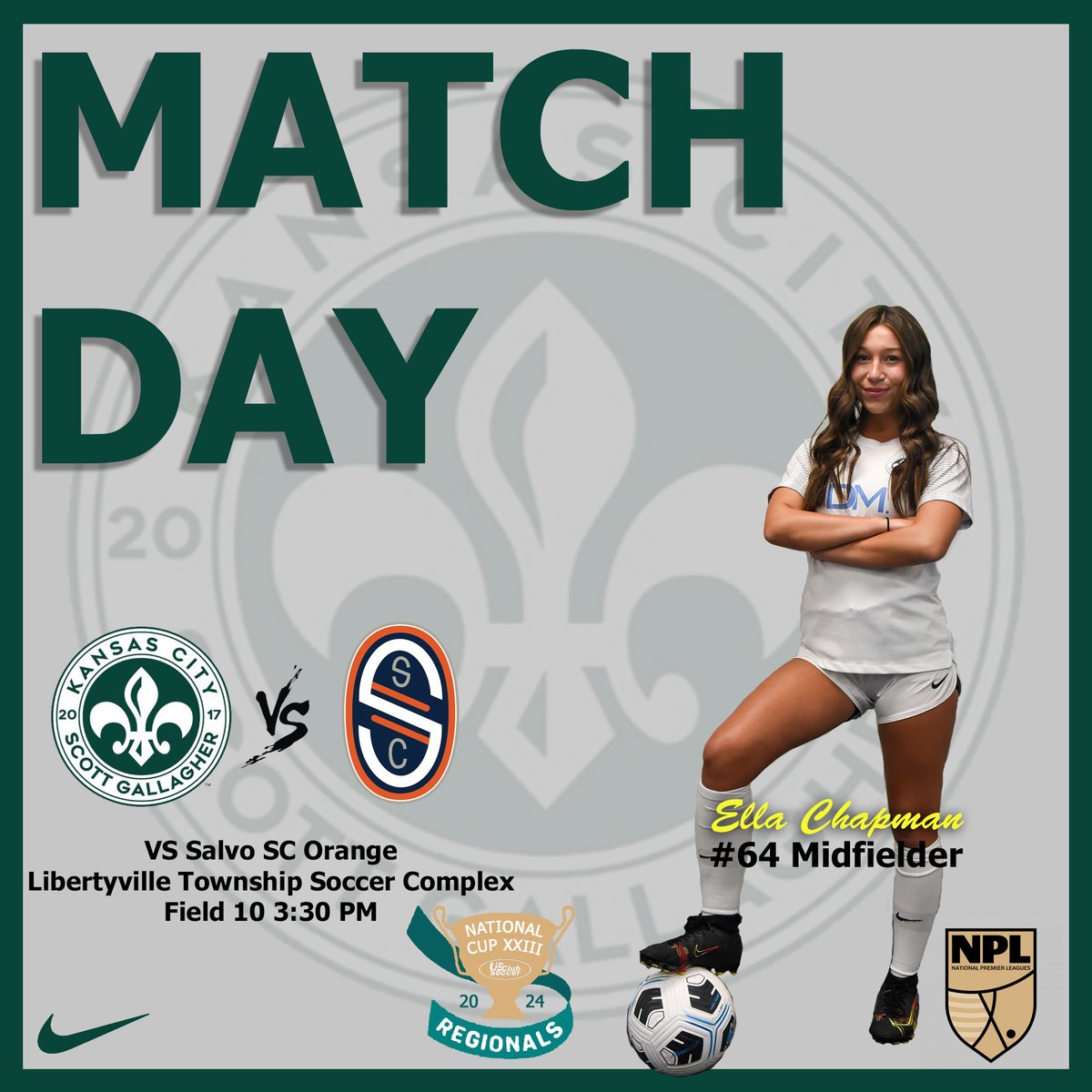 UNIONKC_ASP_09G's tweet photo. Game 1 US Club Regionals. Come out and see us play
π 3:30 PM
π Libertyville Township 10
@ImCollegeSoccer @ImYouthSoccer @HSSoccerKC @SoccerMomInt @TopDrawerSoccer @PrepSoccer @TheSoccerWire @EliteSoccerPlay @NcsaSoccer @SSN_NCAASoccer @USClubSoccer
#KansasCitySG #KCSG https://t.co/pNu38XLkFW
