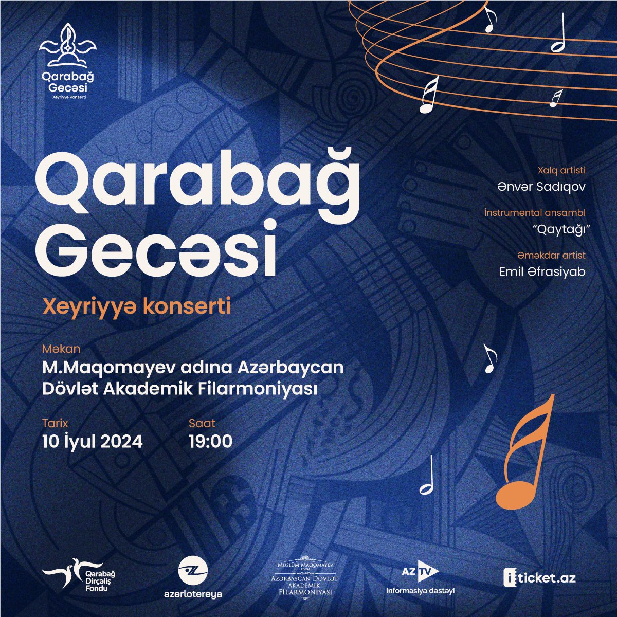 “Qarabağ gecəsi” xeyriyyə konsertinə bilet alın, doğma Qarabağın bərpasına dəstək olun

Daha ətraflı burada: qdf.gov.az/media-merkezi/…

#QDF #Azerbaijan #Qarabag #QarabagDircelisFondu