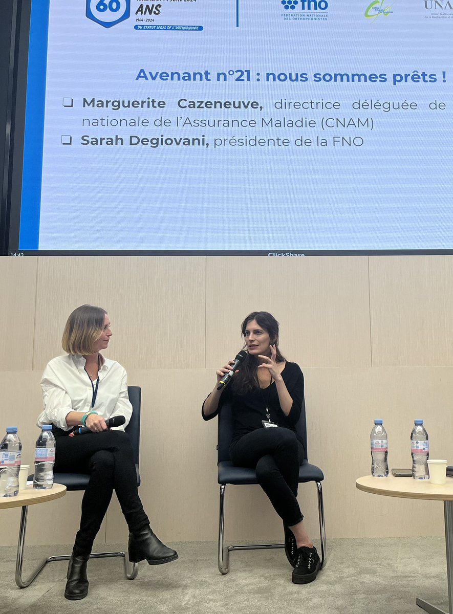 FNO (@orthophonistes) on Twitter photo 📌 Avenant 21 : nous sommes prêts !
🗣️ Pouvoir d’achat, généralisation de la PPSO et prévention, <a href="/MCazeneuve/">Marguerite Cazeneuve</a> et <a href="/sarahdegio/">Sarah Degiovani</a> échangent autour des principales lignes directrices, d’un futur avenant conventionnel que nous appelons de nos vœux ! 📌 Avenant 21 : nous sommes prêts !
🗣️ Pouvoir d’achat, généralisation de la PPSO et prévention, <a href="/MCazeneuve/">Marguerite Cazeneuve</a> et <a href="/sarahdegio/">Sarah Degiovani</a> échangent autour des principales lignes directrices, d’un futur avenant conventionnel que nous appelons de nos vœux !