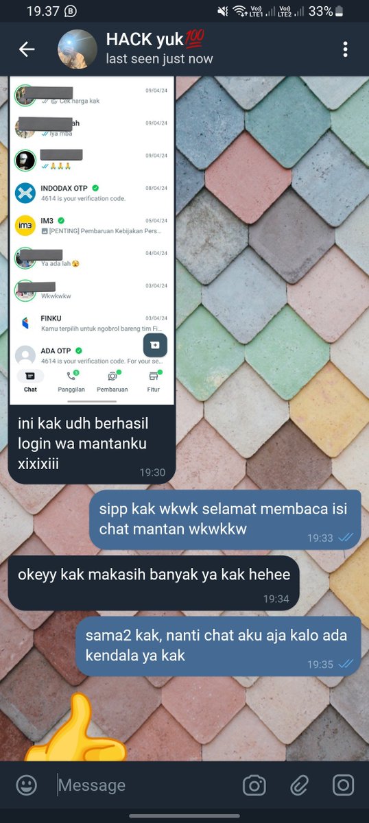 hackallmedsos's tweet photo. Jasa HACK &amp; SADAP instagram &amp; whatsapp! &amp; semua sosmed🔰

Jasa Hack || Hack IG || Sadap WA || Hack balik/balikin akun ke Hack 📍⚙

Silahkan DM bagi yg berminat🙌
#zonajajan #zonauang️ #zonaba #hackig #hackwhatsapp #hackwa #zonahack #jasahack #sadapwa https://t.co/ppdR1WdQBw