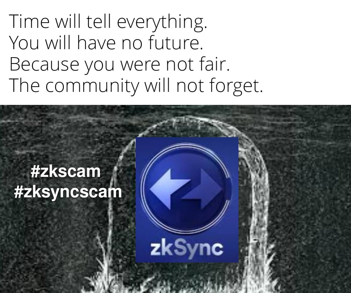 crypto114us's tweet photo. @zk_apes @justinsuntron @HuobiGlobal #zkscam #zksyncscam https://t.co/PIxMH6sTrn