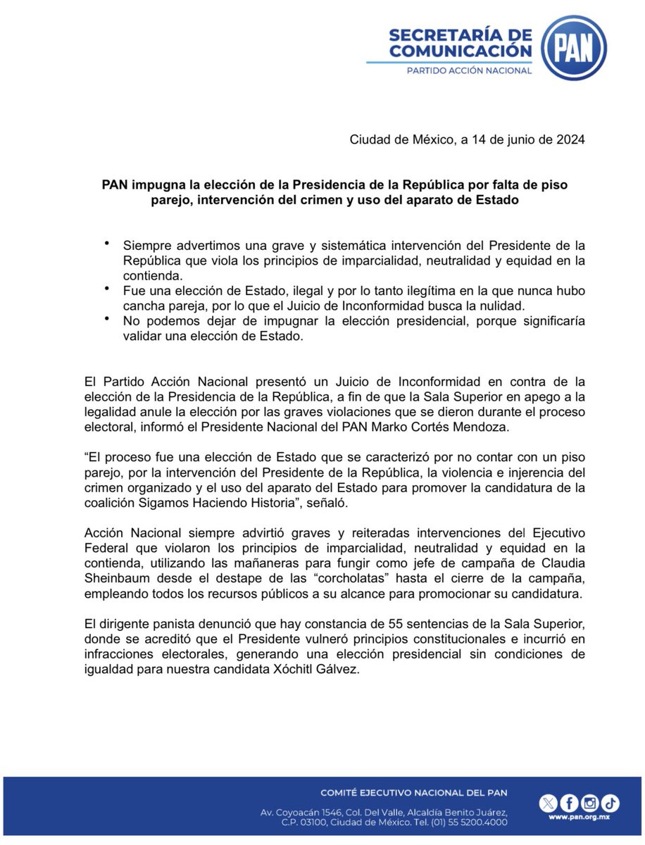 Marko Cortés tweet media