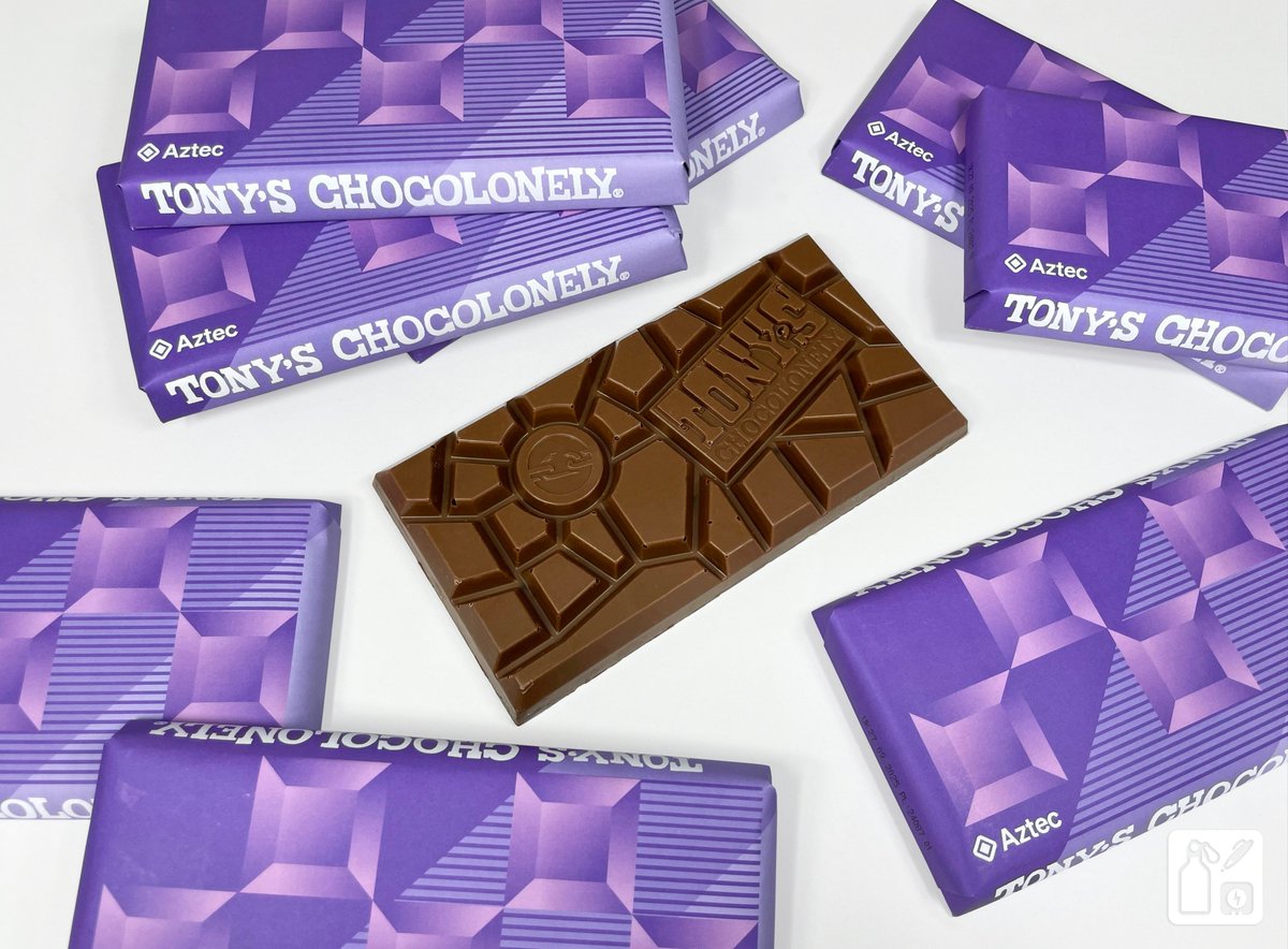 Sweet news! 🍫

Check out these exclusive <a href="/aztecnetwork/">Aztec</a> x <a href="/TonysChocoUK_IE/">Tony's Chocolonely UK & IRE</a> #chocolate bars! 💖

A delightful blend of #ethical flavours and unique #branding, made specifically for the #Aztec crew! ✨

Get in touch to order your branded Tony's chocolate today! 🤝

#SwagBox #Gift
