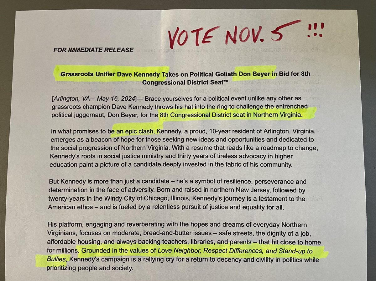 davecongress24's tweet image. #DaveForVA08
#LoveNeighbor
#RespectDifferences
#ChallengeBullies