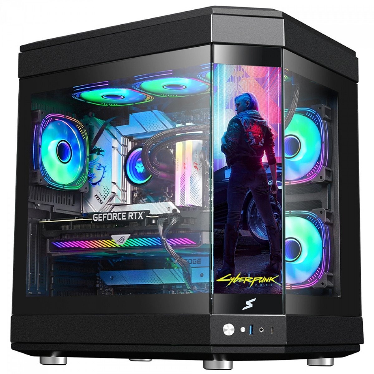 Terabyteshop's tweet photo. 🔥SUPER LANÇAMENTO🔥

Superframe lançou a braba mais uma vez!

🤩Simplesmente um gabinete com um display de lcd🤩
Esse up vai ficar insano!

O novo  SuperFrame Cube Magic: https://t.co/S1pmEPV3kO